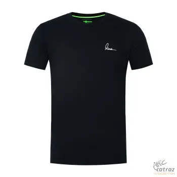 Korda Minimal Tee Black Méret: 3XL - Fekete Korda Horgász Póló