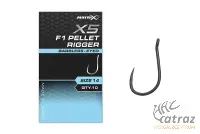 Matrix X5 F1 Pellet Rigger Eyed Méret: 16 - Matrix Szakállnélküli Horog