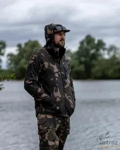 Camo Full Zip Prem Sherpa 310 Hoodie - Fox Camo Pulóver