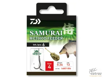 Előkötött Csalitüskés Horog Daiwa Samurai Method Feeder Size:10