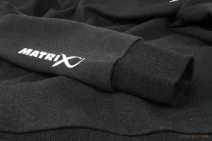 Fox Ruházat Matrix Minimal Black Marl Lime Kapucnis Pulóver 2XL