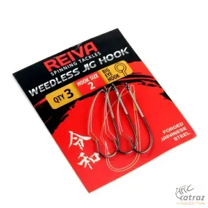 Reiva Weedless Jig Hook 1 - Reiva Bokorugró Horog