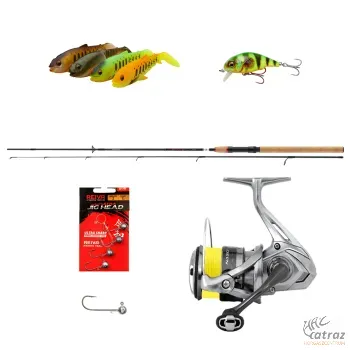 Shimano Nasci Pergető Szett - Daiwa Ninja Pergető Bot + Savage Gear Műcsalik + Reiva Jigek