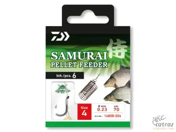 Előkötött Horog Daiwa Samurai Pellet Feeder Size:04