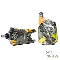 Carp Spirit 4x CSC Bite Alarms with Receiver Camo + Carp Spirit Terepmintás Elektromos Kapásjelző Szett 4+1 db