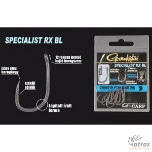 Gamakatsu G-Carp Specialist RX BL Szakállnélküli Horog Size:4