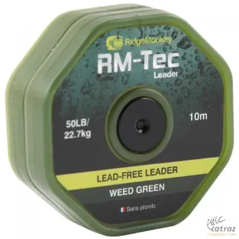 Ridgemonkey Ólommentes Előtétzsinór 50lb - Ridgemonkey RM-Tec Lead Free Leader Weed Green