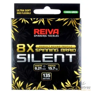 Reiva Silent 135m 0,08mm Moss Green - Reiva Fonott Pergető Zsinór