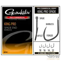 Gamakatsu King Pro Spade A1 PTFE Barbless Méret: 18 - Gamakatsu Szakáll Nélküli Lapkás Feeder Horog