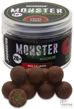 Haldorádó Monster Magnum 20+ mm Vörös Lazac - Haldorádó Oldódó Csalizó Bojli