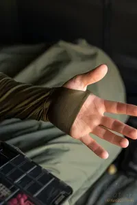 Korda Mock Neck Thermal LS Shirt | Dark Olive 3XL - Korda Aláöltözet