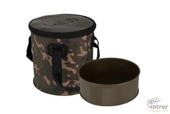 Fox Aquos Camo Vízálló Vödör Csalitartóval - Fox Bucket And Insert 12 Liter