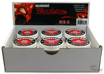 Haldorádó Bloodworm MIX-6 - Haldorádó Lebegő Gumi Szúnyoglárva 6 db/doboz