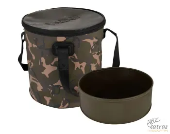 Fox Aquos Camo Vízálló Vödör Csalitartóval - Fox Bucket And Insert 17 Liter