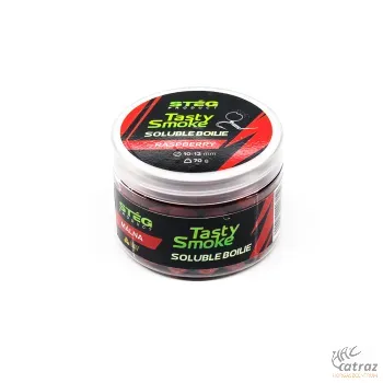 Stég Product Soluble Smoke Boilie 10-12mm Raspberry - Stég Süllyedő Oldódó Bojli