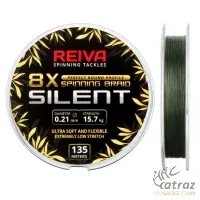 Reiva Silent 135m 0,13mm Moss Green - Reiva Fonott Pergető Zsinór