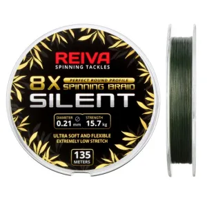 Reiva Silent 135m 0,13mm Moss Green - Reiva Fonott Pergető Zsinór