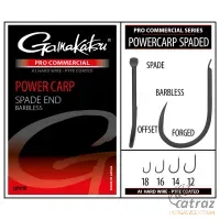 Gamakatsu Power Carp Spade End A1 PTFE Barbless Méret: 18 - Gamakatsu Szakáll Nélküli Lapkás Feeder Horog