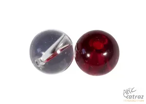 Fox Rage Üveggyöngy 6 mm - Fox Rage Strike Pro Clear & Red Glass Beads