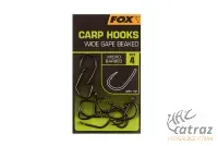 Fox Carp Hooks Wide Gape Beaked Méret: 4 - Fox Wide Gape Pontyozó Horog