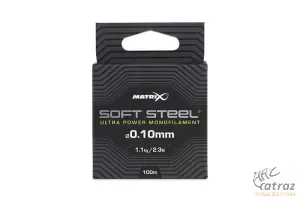 Matrix Soft Steel Ultra Power Monofilament 0,18mm - Matrix Monofil Előkezsinór