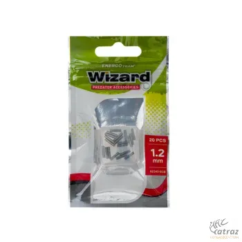 Wizard Roppantócső - Wizard Fényes Fekete Krimpelő Cső - Méret: 1,0x1,4x8mm