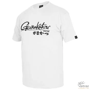 Gamakatsu Classic JP White T-Shirt Méret: S - Gamakatsu Horgász Póló