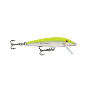 Rapala Original Floating Silver Fluorescent Chartreuse F09 SFC