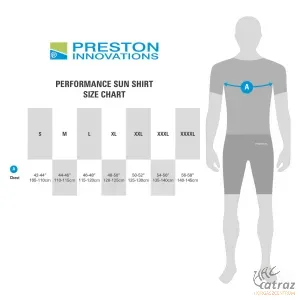 Preston Performance Sun Shirt UPF-35 Méret: 3XL - Preston UV Álló Póló