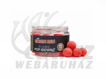 Dynamite Baits Fluoro Pop-Downz 15mm – Robin Red Süllyedő Bojli