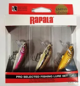 Rapala R90CDSBRT Wobbler Csomag - CD05GFR + CD05AT + CDE55GPY - Rapala 90 Years Lure Kit