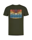 Korda Dawn Vibes Tee - Dark Olive - S - horgász póló