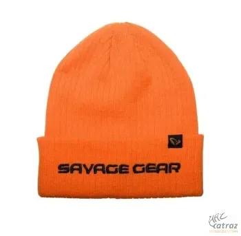 Savage Gear Beanie Sapka - Sun Orange Horgász Sapka