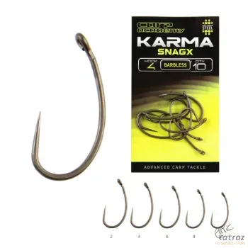 Carp Academy KARMA SnagX BB 8 - Carp Academy Szakállnélküli Pontyozó Horog
