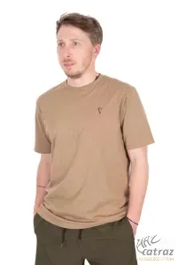 Fox Collection T-Tan 3XL - Fox Limitált Horgász Póló