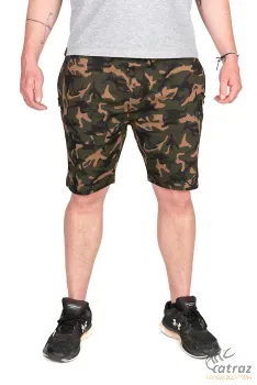 Fox Camo LW Jogger Short Méret: M - Fox Terepmintás Horgász Rövidnadrág