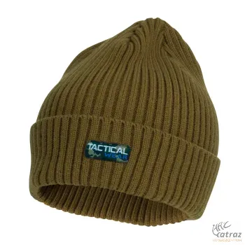 Shimano Beanie Tan - Shimano Téli Horgász Sapka