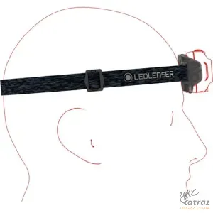 LEDLENSER HF4R Core 500lm Tölthető Fejlámpa - LED LENSER HF4R Fekete Horgász Fejlámpa