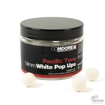 CC Moore Pacific Tuna Pop Ups 14mm White - CC Moore Pop-Up Csali