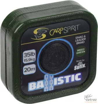 Előkezsinór CarpSpirit Ballistic Camo Gre 20m 45lb