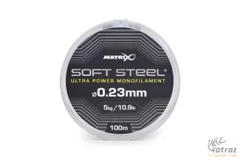 Matrix Soft Steel Ultra Power Monofilament 0,23mm - Matrix Monofil Előkezsinór