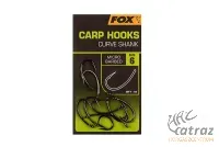 Fox Carp Hooks Curve Shank Méret: 4 - Fox Curve Shank Pontyozó Horog
