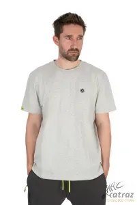 Matrix Large Logo T-Shirt Marl Grey/Lime Méret: M - Matrix Horgász Póló