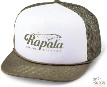 Rapala Olíva Hálós Baseball Sapka - Rapala Moss Foam Cap