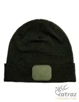 RidgeMonkey Apearel Dropback Beanie Hat - RidgeMonkey Téli Horgász Sapka Zöld Logóval