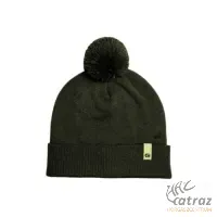 RidgeMonkey Apearel Dropback Bobble Hat - RidgeMonkey Bojtos Zöld Sapka