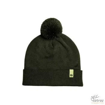 RidgeMonkey Apearel Dropback Bobble Hat - RidgeMonkey Bojtos Zöld Sapka