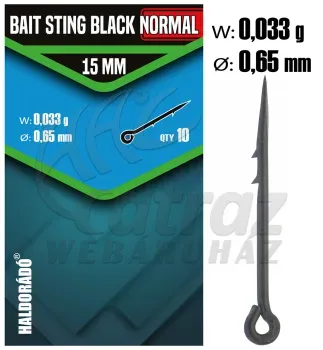 Haldorádó Csalitüske Fekete Normál - Normal Bait Sting Black 15mm