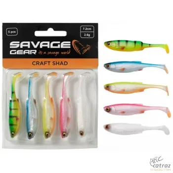Savage Gear Craft Shad Mix 7,2 cm 2,6 gramm 5 db/csomag Gumihal Válogatás - Dark Water