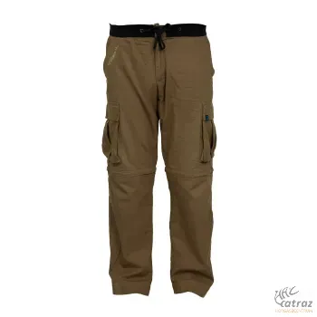 Shimano Ripstop Combat Zip Tan - Shimano Combat Nadrág Méret: M